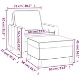  Fotelj s stolčkom za noge vinsko rdeč 60 cm žamet | Shoptok.si