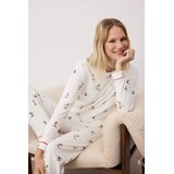 TRENDYOLMILLA Ženski set pidžame Thmaw26Pt00208, Beli | Eponuda.com
