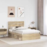  Konstrukcija postelje Sonoma 120 x 200 cm Masivno borovo les, (5000103026) | Shoptok.si