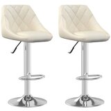 Furnova Barski stolček 2 kosa krem žamet, (21948978) | Shoptok.si