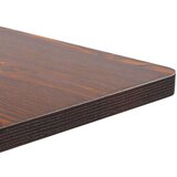 vidaXL Bistro stol tamnosmeđi 60 x 60 cm MDF | shoptok.hr