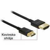 Delock HDMI Priključni kabel [1x Muški konektor HDMI - 1x Muški konektor Mini HDMI tipa C] 2 m Crna Cijene