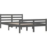  Za krevet od masivnog drva sivi 150 x 200 cm 5FT King | shoptok.hr