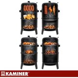 Kaminer Vrtni roštilj s poklopcem 44x80x42cm | shoptok.hr