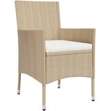  5-dijelni vrtni bistro set od poliratana s jastucima bež | Shoptok.si