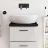  Kupaonska radna ploča tamnosiva 40x40x(2-4) cm tretirano drvo | shoptok.hr