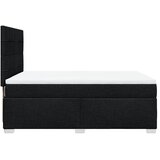  Krevet s oprugama i madracem crni 160x200 cm od tkanine | shoptok.hr
