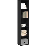 vidaXL Regal za knjige crni 40 x 30 x 189 cm konstruirano drvo | shoptok.hr