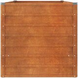  Povišena vrtna gredica boja hrđe 160 x 80 x 77 cm čelik COR-TEN | shoptok.hr