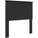  Konstrukcija postelje Črna 90 x 190 cm Inženirsko leseno, (5000121268) | Shoptok.si