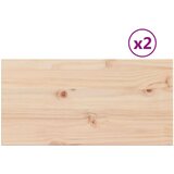  Stolne ploče 2 kom 70x35x1 7 cm od masivne borovine pravokutne | shoptok.hr