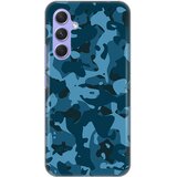  silikonska maska za Samsung A546B Galaxy A54 5G Camouflage Pattern Print tamno plava Cene