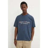 Marc O'Polo Bombažna kratka majica moška, bež barva, 424208351304