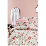 Mila Home Zelena/ružičasta posteljina za bračni krevet/za produženi krevet od renforce pamuka s uključenom plahtom/4-dijelna 200x220 cm – Cijene
