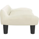  Dječja fotelja krem 70x40x24 cm baršunasta | shoptok.hr