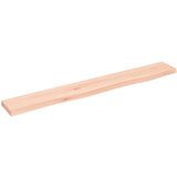  Polica 80 x 10 x 2 cm od neobrađene masivne hrastovine | shoptok.hr