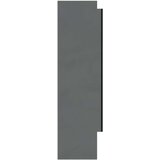 vidaXL Kopalniška omarica z ogledalom 80x15x60 cm MDF sijoče siva | Shoptok.si