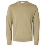 Selected Puloverji Noos Tray Knit - Kelp Bež Cene
