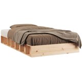  Okvir za krevet od masivnog drva 120 x 190 cm mali bračni | shoptok.hr