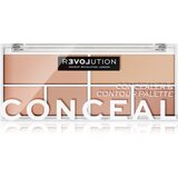Revolution Relove conceal me concealer & contour palette korektor 11,2 g odtenek fair | Shoptok.si