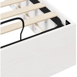  Otomanski krevet Bijeli 100 x 200 cm Masivna borovina | shoptok.hr