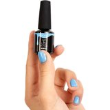 NOBEA UV & LED Nail Polish gel lak za nokte s korištenjem UV/LED lampe sjajni nijansa Blue bead #16 6 ml | shoptok.hr