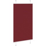  Plisirana roleta Bordeaux crvena 70x150 cm Širina tkanine | shoptok.hr