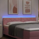  LED glava kreveta Ružičasta 180 cm Baršun | shoptok.hr