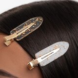 Brushworks paket šnala za kosu u elegantnom prozirnom zlatnom dizajnu 6 kom.