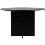 Venture Home okrugli rastezljivi blagovaonski stol Strada ⌀120 cm, crna | shoptok.hr