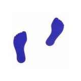 Sporteh gumena stopala za pod dostupna u crvenoj i plavoj boji Cene