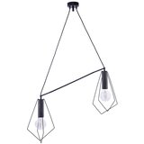 Jupiter 1645 - visilica na sajli kair 2xE27/60W/230V crna/grafit | Eponuda.com