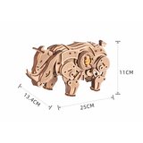  3d drvena puzzle - NOSOROG | ePonuda.com