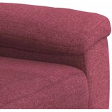  Set sofe 2 pcs Vinska crvena Tkanina - boja crnog vina Jednostruka + Dvostruka (140 cm) | shoptok.hr
