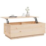  Klubska mizica 100x50x35 cm trdna borovina, (20711270) | Shoptok.si