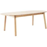 Hammel Furniture Proširiv blagovaonski stol od punog hrasta u prirodnoj boji 100x220 cm Amalfi –