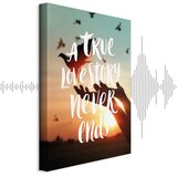  Slika - A True Love Story Never Ends (1 Part) Vertical 80x120 Akustična | shoptok.hr