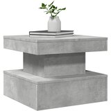  Stolić za kavu s LED svjetlima siva boja betona 50 x 50 x 40 cm | Eponuda.com