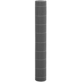  Vrtna ograda dvostrana siva 1,8x3 m PVC | shoptok.hr