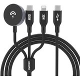 Dudao KABEL S POLNILCEM ZA APPLE WATCH A12MAX+ 3V1 ZA IPHONE 12 13 14 1.2M, (5000311004) | Shoptok.si