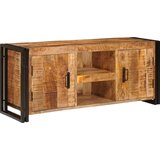 vidaXL TV omarica Rjava 120 x 30 x 50 cm Trd grob mango les | Shoptok.si