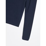 Sinsay Pamučna majica dugih rukava s ovratnikom | shoptok.hr