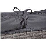Garden Pleasure Siva vrtna garnitura iz umetnega ratana za 2 osebi Saint-Tropez - | Shoptok.si