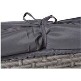 Garden Pleasure Siva vrtna lounge garnitura od umjetnog ratana za 2 Saint-Tropez - | shoptok.hr