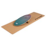Boarderking Indoorboard Allrounder, ravnotežna deska, podloga, valj, les/pluta, naravna Cene