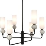  ITALUX PND-95331-6-BK - Luster na stalku SANTOS 6xG9/40W/230V crna | Eponuda.com