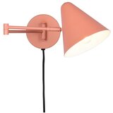  Oranžna stenska svetilka z upogljivo konstrukcijo z vtikačem ø 15 cm Cosima – | Shoptok.si