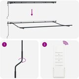  Povlačivi tende Antracit 400 x 200 cm Poliester i aluminij | shoptok.hr