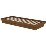  Posteljni okvir medeno rjav iz trdnega lesa 75x190 cm 2FT6, (20646858) | Shoptok.si