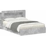  Okvir kreveta s pohranom s ladicama Betonska siva 135 x 190 cm | shoptok.hr
